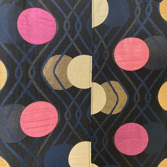 NWT Maeve anthropologie petite xs black motif circles sleeveless dress. - Picture 3 of 13